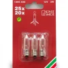 3 Ampoules De Rechange 12V, 3W Pour Chandelier Electrique 20 A 25 Lampes<Konstsmide, guirlandes lumineuses de Noël Cheap