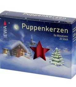 20 Bougies Anniversaire, Puppenkerzen 10 Mm<Ewa Kerzen, bougies de Noël et bougies de l'Avent New