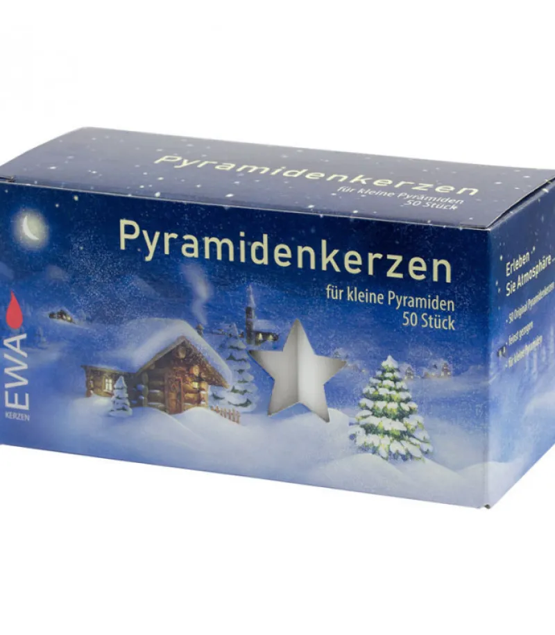 50 Bougies De Noël Pour Pyramide, Pyramidenkerzen 14 Mm<Ewa Kerzen, bougies de Noël et bougies de l'Avent Online