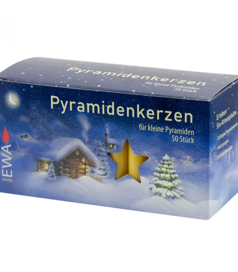 50 Bougies De Noël Pour Pyramide, Pyramidenkerzen 14 Mm<Ewa Kerzen, bougies de Noël et bougies de l'Avent Online