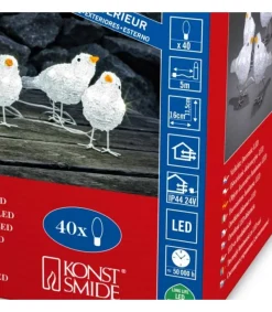5 Oiseaux Lumineux A Led<Konstsmide, guirlandes lumineuses de Noël Online