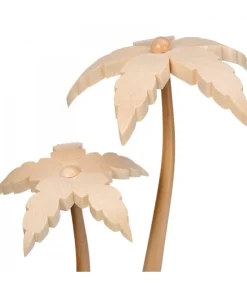 2 Palmiers En Bois Pour Décoration Crèche De Noël<Schalling, crèche moderne Clearance