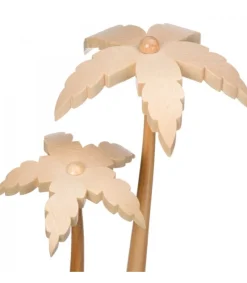 2 Palmiers En Bois Pour Décoration Crèche De Noël<Schalling, crèche moderne Clearance