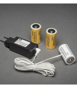 Adaptateur Secteur Pour 3 Piles 1,5 V Lr14<Konstsmide, guirlandes lumineuses de Noël New