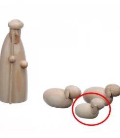 Agneau En Bois Pour Crèche De Noël, 1,5 Cm<Schalling, crèche moderne Fashion