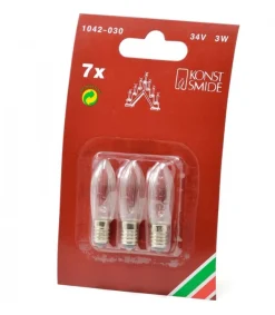 Ampoules 34V 3W Pour Chandelier 7 Lampes - Konstsmide 1042-030<Konstsmide, guirlandes lumineuses de Noël Best