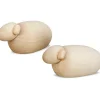 Animaux De La Crèche De Noël, Mouton Blanc<Köhler, Père Noël en bois Discount