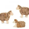 Animaux En Bois Pour Crèche De Noël, Trois Moutons 5 Cm<Waldfabrik, photophore en bois et étoile sapin de Noël Online