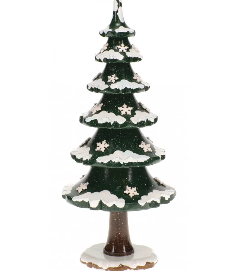 Arbre D'Hiver Avec Cristaux De Neige - Village De Noël Miniature<Hubrig, figurines pour enfant Clearance