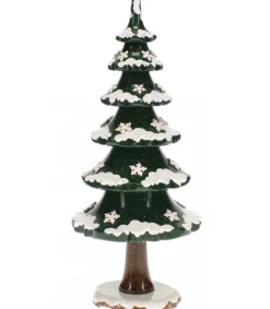 Arbre D'Hiver Avec Cristaux De Neige - Village De Noël Miniature<Hubrig, figurines pour enfant Clearance