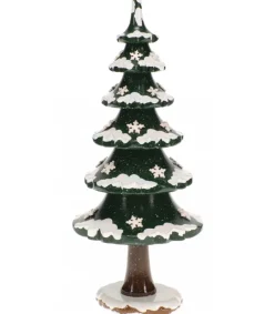 Arbre D'Hiver Avec Cristaux De Neige - Village De Noël Miniature<Hubrig, figurines pour enfant Clearance