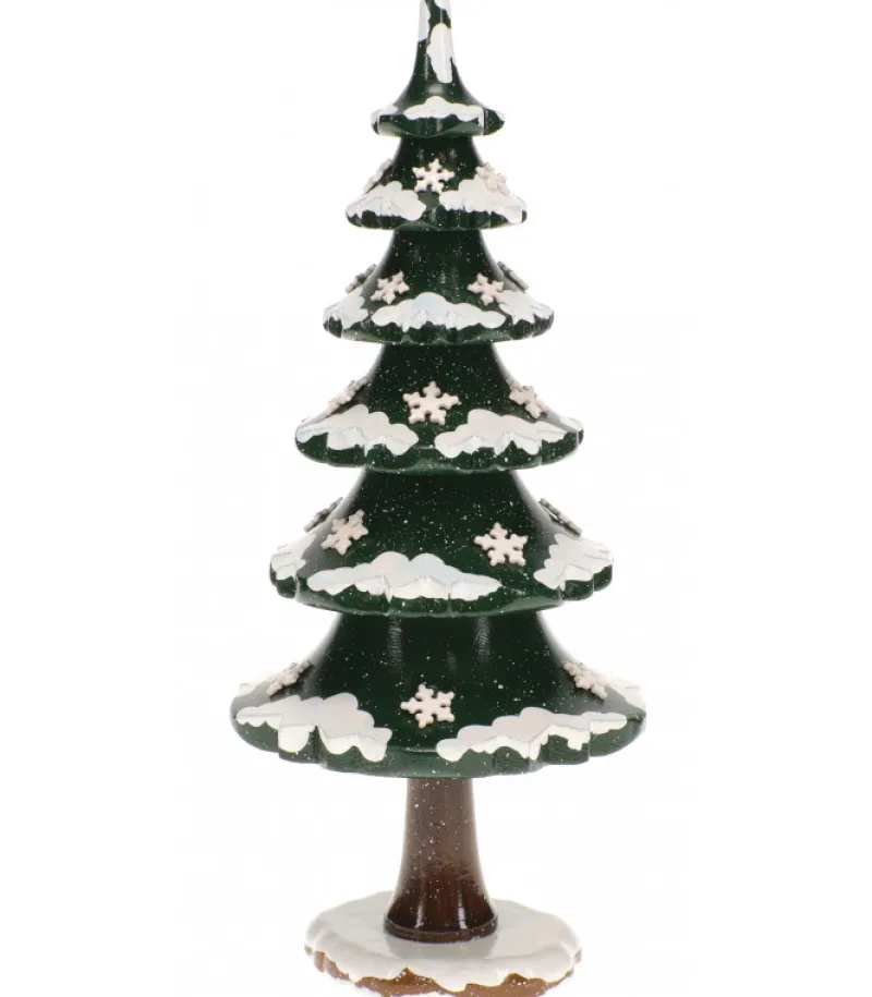 Arbre D'Hiver Avec Cristaux De Neige - Village De Noël Miniature<Hubrig, figurines pour enfant Clearance