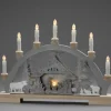Arche Lumineuse Led En Bois Avec Crèche De Noël, 7 Lampes, 45 Cm<Konstsmide, guirlandes lumineuses de Noël Best Sale