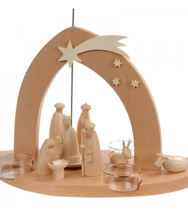Arche Pyramide Moderne De Noël En Bois D'Aulne<Schalling, crèche moderne Fashion