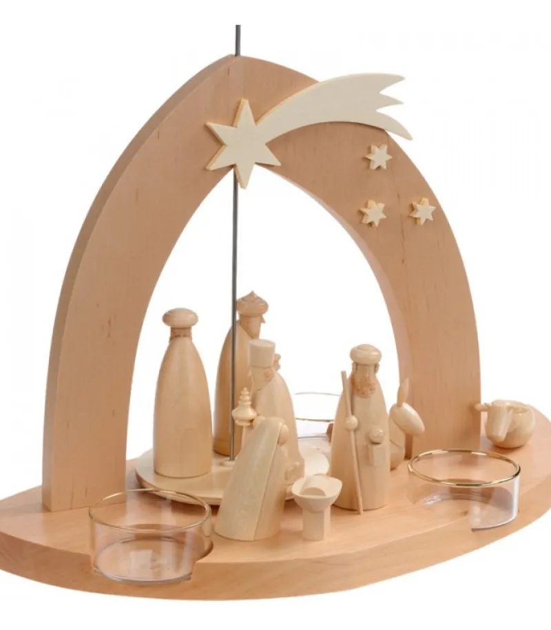 Arche Pyramide Moderne De Noël En Bois D'Aulne<Schalling, crèche moderne Fashion