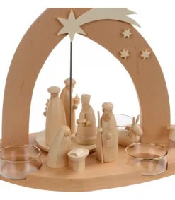 Arche Pyramide Moderne De Noël En Bois D'Aulne<Schalling, crèche moderne Fashion