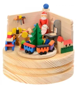 Boite A Musique Bois, Atelier Du Père Noël<Graupner, décoration de sapin de Noël, Déco Noël enfant Best Sale
