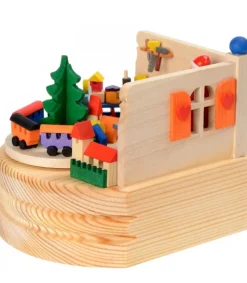 Boite A Musique Bois, Atelier Du Père Noël<Graupner, décoration de sapin de Noël, Déco Noël enfant Best Sale