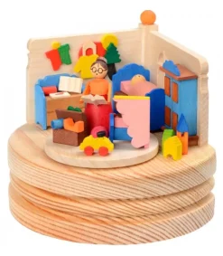 Boite A Musique Bois, L'Heure Du Coucher<Graupner, décoration de sapin de Noël, Déco Noël enfant Online