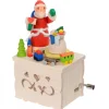 Boite A Musique Enfant A Manivelle, Père Noël Et Jouets<Graupner, décoration de sapin de Noël, Déco Noël enfant Best Sale