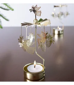 Bougeoir Carrousel Anges Dores Volants<Pluto Produkter, déco de Noël Scandinave Fashion