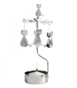 Bougeoir Carrousel Chatons Assis<Pluto Produkter, déco de Noël Scandinave Store