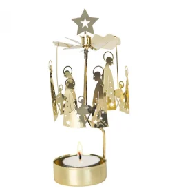 Bougeoir Carrousel Crèche Doree Nativite<Pluto Produkter, déco de Noël Scandinave Outlet