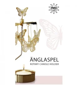 Bougeoir Carrousel Papillons Dores<Pluto Produkter, déco de Noël Scandinave New