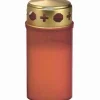 Bougie Cimetiere Rouge Avec Couvercle Dore, 12 Cm<Ewa Kerzen, bougies de Noël et bougies de l'Avent Store