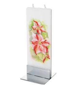 Bougie Décorative Poinsettia<Flatyz, bougie décorative scandinave Flash Sale