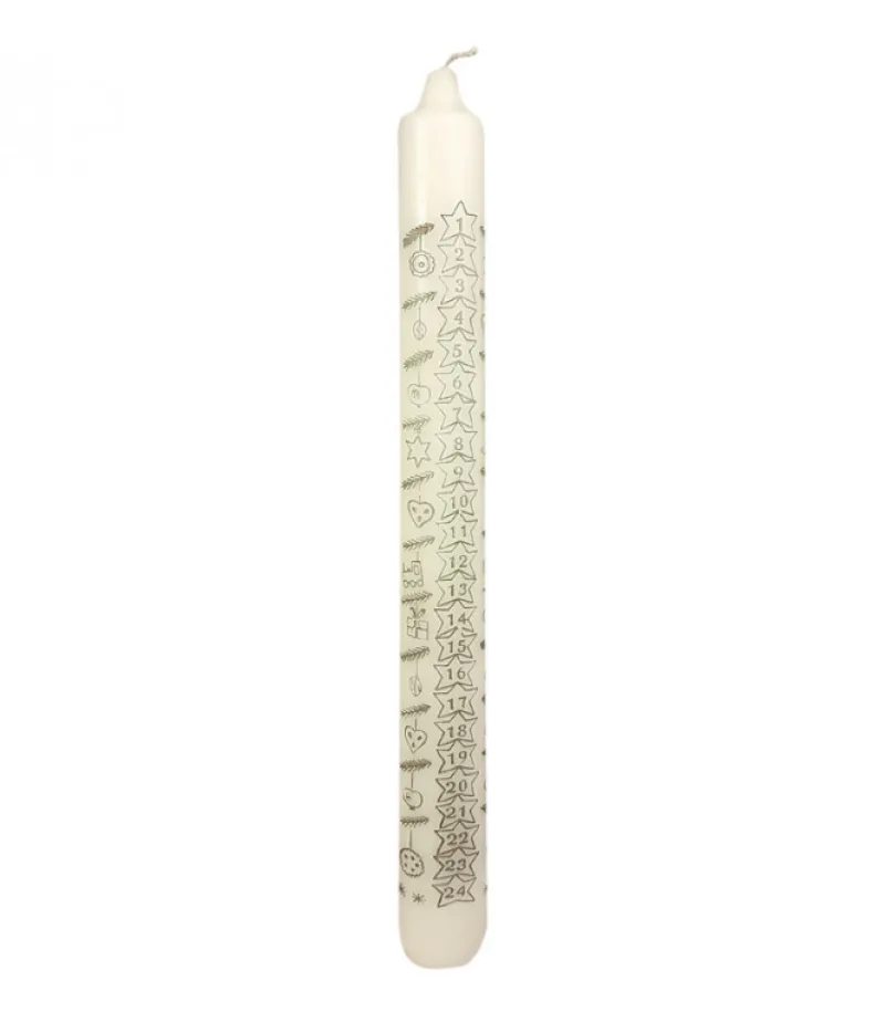 Bougie De L'Avent Graduee, 25 Cm<Ewa Kerzen, bougies de Noël et bougies de l'Avent Outlet