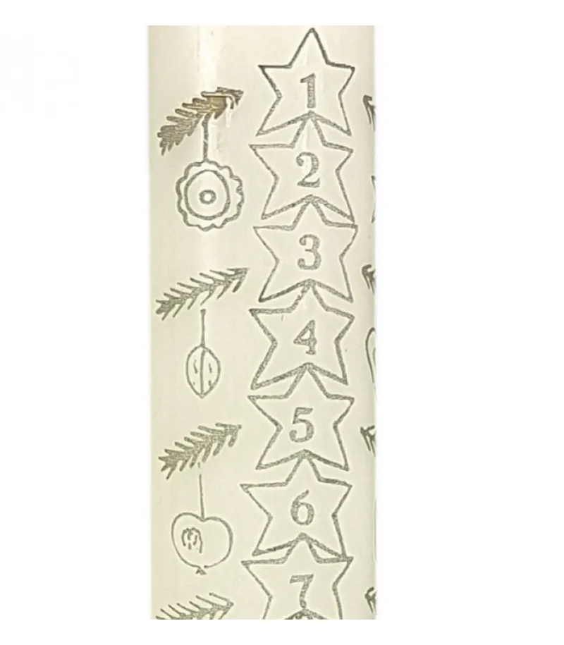 Bougie De L'Avent Graduee, 25 Cm<Ewa Kerzen, bougies de Noël et bougies de l'Avent Outlet