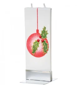 Bougie De Noël Boule Et Houx<Flatyz, bougie décorative scandinave Flash Sale