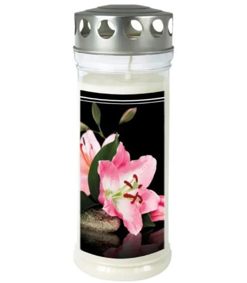 Bougie Funeraire Fleur De Lys, 21,5 Cm<Ewa Kerzen, bougies de Noël et bougies de l'Avent Flash Sale