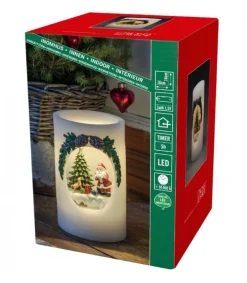 Bougie Led Père Noël Avec Petit Chien<Konstsmide, guirlandes lumineuses de Noël Best Sale