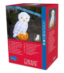 Chouette Lumineuse Led Acrylique, 36 Cm<Konstsmide, guirlandes lumineuses de Noël Clearance