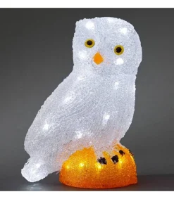 Chouette Lumineuse Led En Acrylique, 27 Cm<Konstsmide, guirlandes lumineuses de Noël Hot