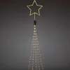 Cime Sapin De Noël, Voile Guirlande Avec Etoile Doree, 274 Diodes Led<Konstsmide, guirlandes lumineuses de Noël Shop