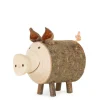 Cochon En Bois, 4 Cm<Waldfabrik, photophore en bois et étoile sapin de Noël Cheap