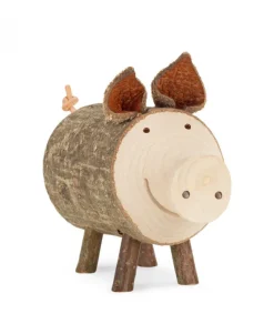 Cochon En Bois, 5,5 Cm<Waldfabrik, photophore en bois et étoile sapin de Noël Best