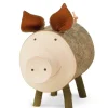 Cochon En Bois, 7 Cm<Waldfabrik, photophore en bois et étoile sapin de Noël Online