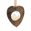 Coeur En Bois A Suspendre Motif Cisele Crèche Et Etoile, 6 Cm<Zyx Music, chants de Noël Allemands traditionnels Sale