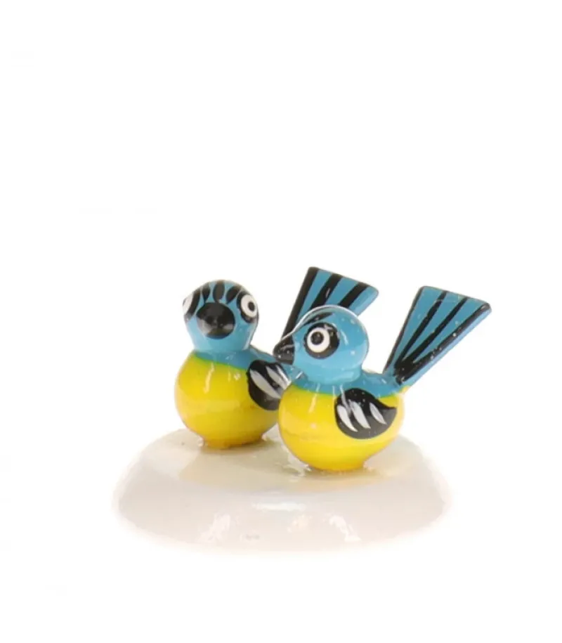 Couple De Mesanges - Village De Noël Miniature<Hubrig, figurines pour enfant Discount