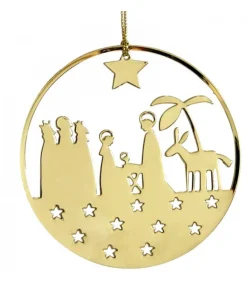 Crèche De Noël Design Doree A Suspendre<Pluto Produkter, déco de Noël Scandinave Hot