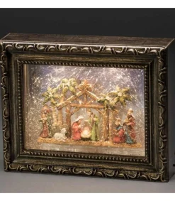 Crèche De Noël Lumineuse, Effet Neige<Konstsmide, guirlandes lumineuses de Noël Cheap