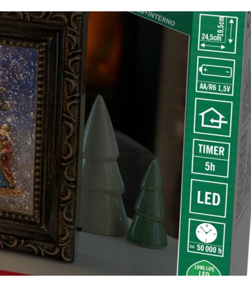 Crèche De Noël Lumineuse, Effet Neige<Konstsmide, guirlandes lumineuses de Noël Cheap