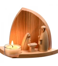 Crèche De Noël Moderne Avec Bougeoir<Schalling, crèche moderne New
