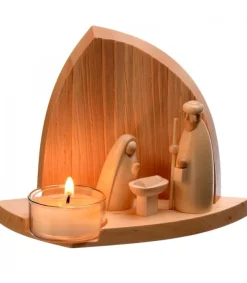 Crèche De Noël Moderne Avec Bougeoir<Schalling, crèche moderne New