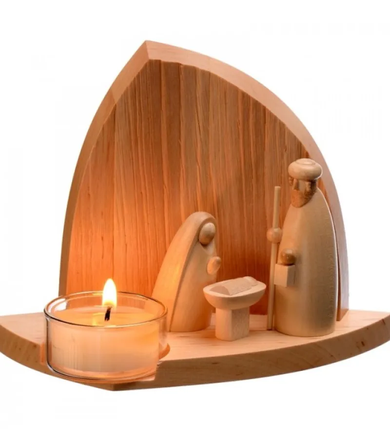 Crèche De Noël Moderne Avec Bougeoir<Schalling, crèche moderne New