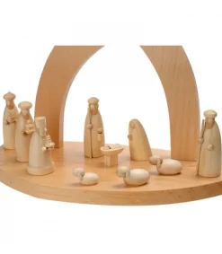Crèche De Noël Vide A Fabriquer En Bois, 20 Cm<Schalling, crèche moderne Best Sale